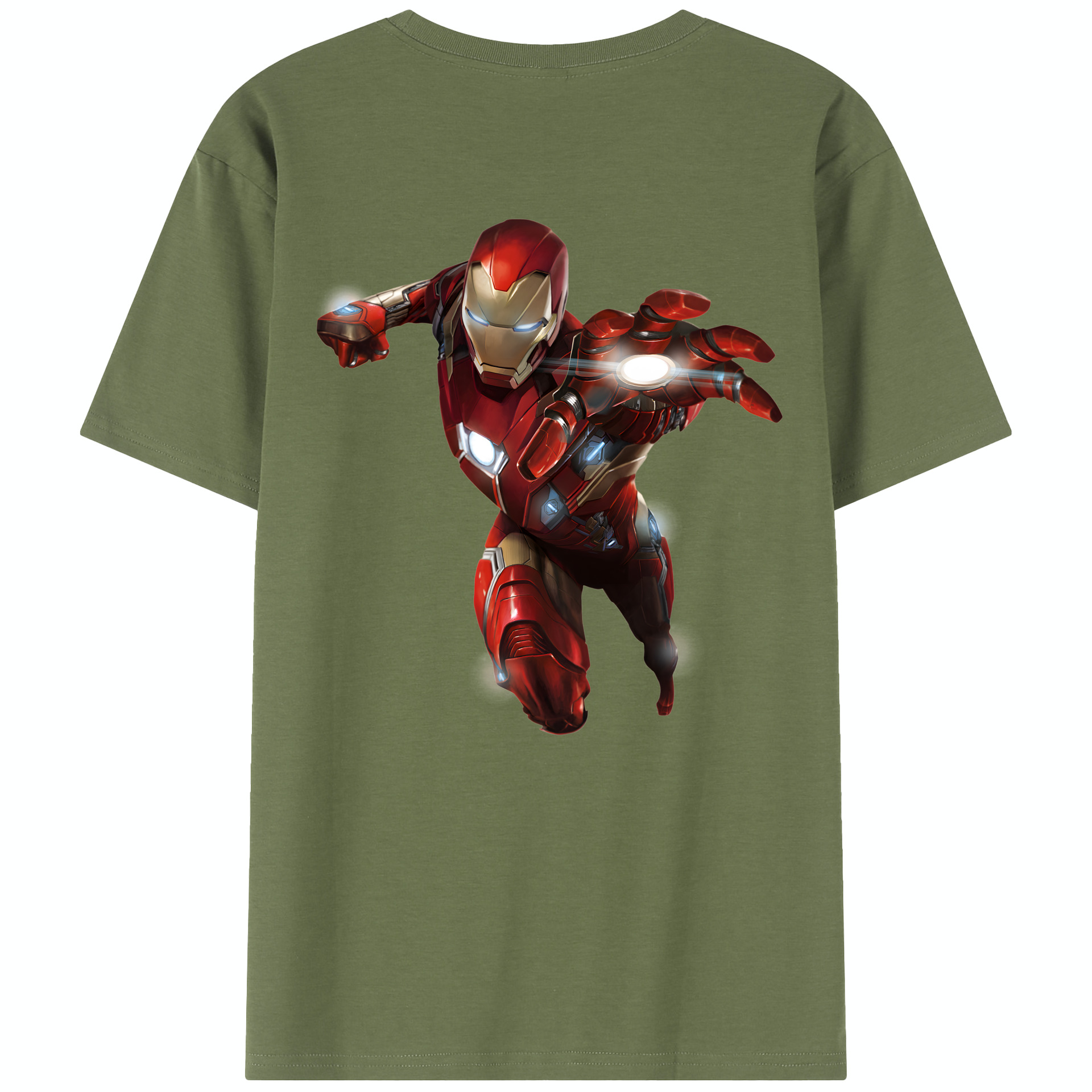 （画像用） アベンジャーズ The Avengers 綿100％半袖Tシャツ（背面プリント）